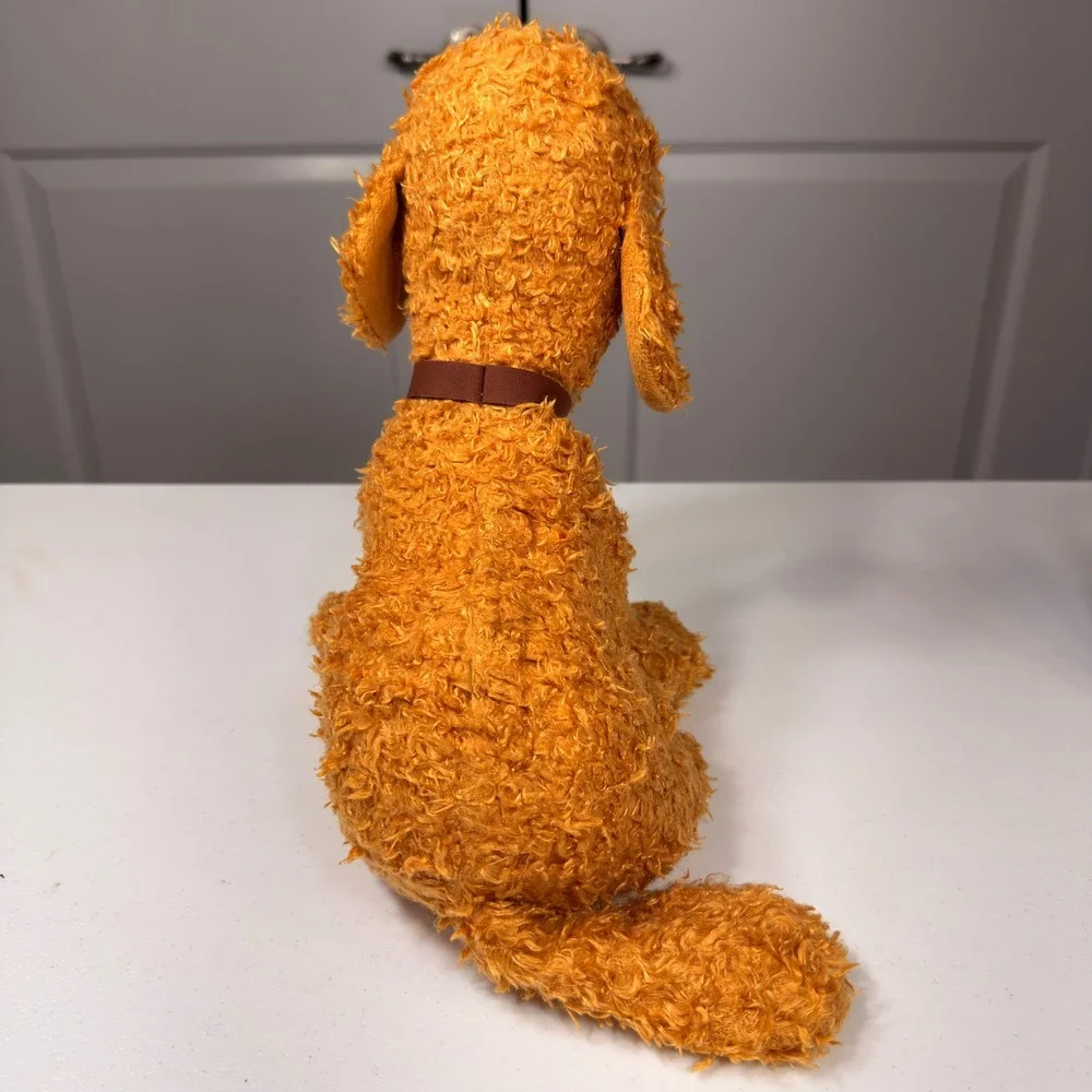 Disney Fancy Nancy Frenchy Dog Plush Interactive Stuffed Animal Orange 10in
